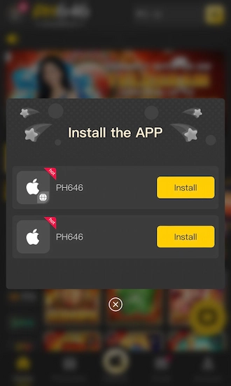 Step 2: Select the application installation for IOS.