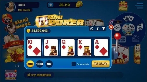 How to spin Mini Poker jackpot for beginners